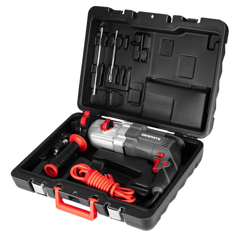 Graphite Перфоратор SDS-plus 900Вт 3.4Дж кейс 6.1кг (58G539)