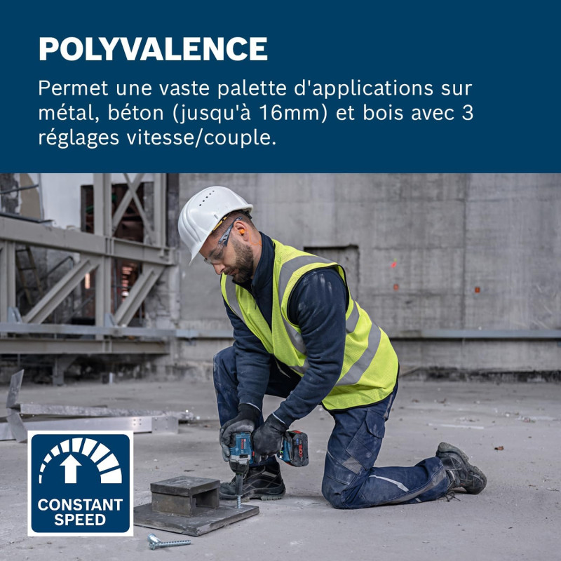 BOSCH Гайковерт ударний GDS 18V-750C 18В до 3000об·хв 270/380/750Нм квадрат 1/2" 1.7кг без АКБ та ЗП (06019L9000)