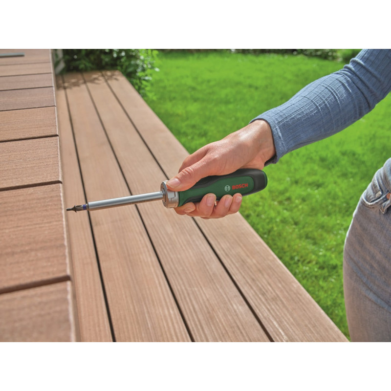 BOSCH Викрутка з тріскачкою, 205мм, сталь CrV (1600A02Z99)