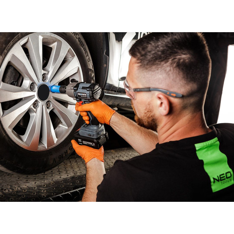 Graphite Гайковерт ударний Energy+ 18В безщітковий 2600об·хв 450Нм 1/2" 3 швидкості 1.24кг без АКБ та ЗП (58G038)