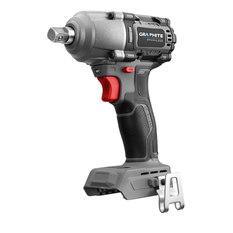 Graphite Гайковерт ударний Energy+ 18В безщітковий 2600об·хв 450Нм 1/2" 3 швидкості 1.24кг без АКБ та ЗП (58G038)