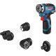 BOSCH Шурупокрут-дриль акумуляторний GSR 12V-35 FC 18В 2х3.0А·год 20·350Нм 0·1750об·хв кейс L-Boxx 2.1кг (06019H3000)