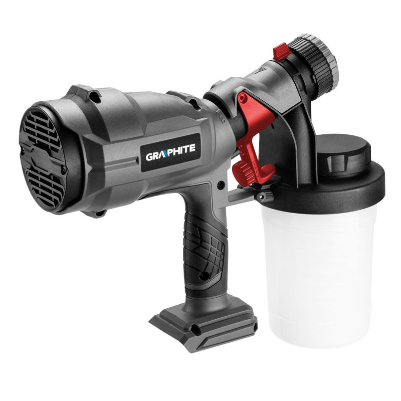 Graphite Фарборозпилювач акумуляторний Energy+ 18В 700мл·хв бачок 900мл 1.45кг без АКБ та ЗП (58GE103)