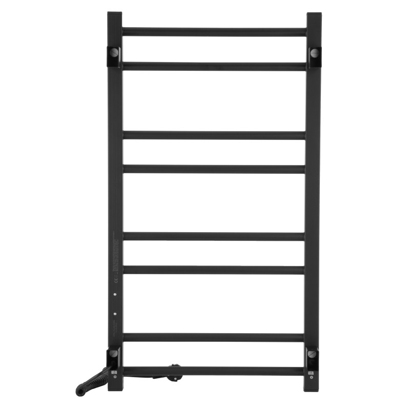 ARDESTO Рушникосушка електричнаSquare-TR K, 770x430х80мм, таймер-регулятор, сталь, чорний матовий (61070106BM)