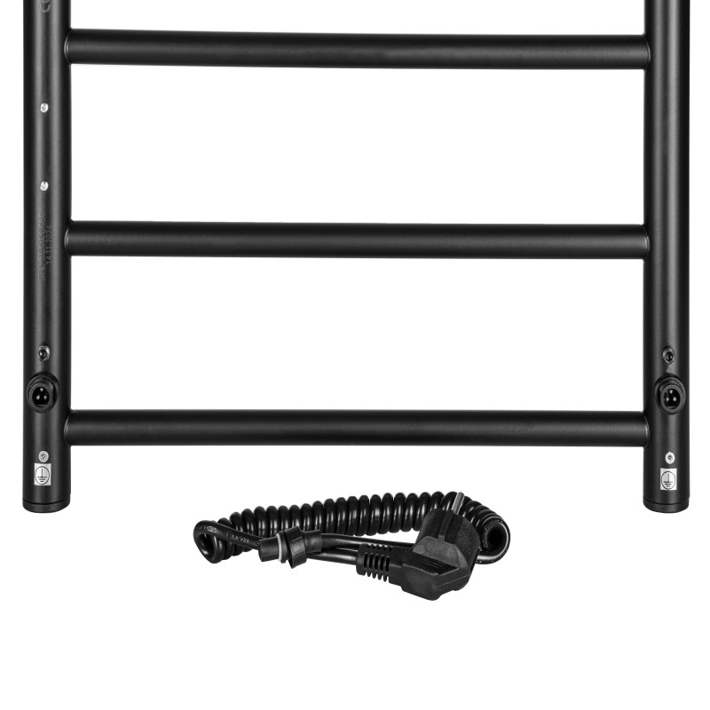 ARDESTO Рушникосушка електричнаSquare-TR K, 770x430х80мм, таймер-регулятор, сталь, чорний матовий (61070106BM)