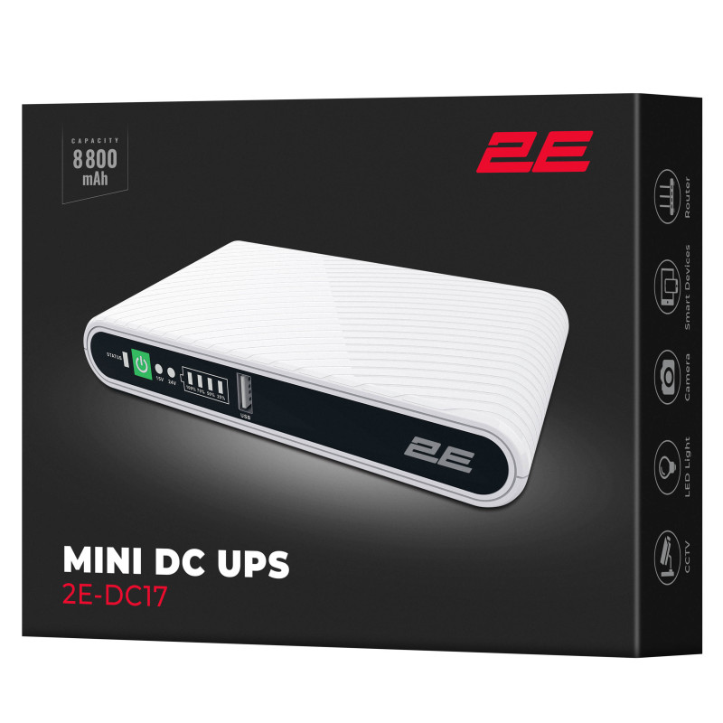 Джерело безперебійного живлення 2E Mini DC 17Вт (2E-DC17)