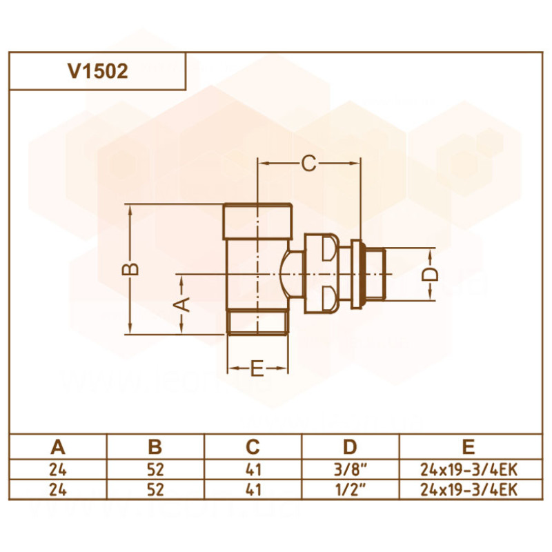 Carlo Poletti Кран отсекающий угловой БЕЛЫЙ Ø1/2" х 24-19 COMPACT (V150211EF)