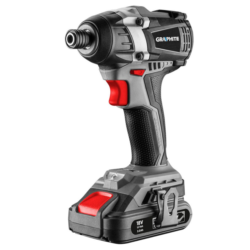 Graphite Гайковерт ударний Energy+ 18В безщітковий 2700об·хв 200Нм 3 швидкості 1.2кг без АКБ та ЗП (58G024)