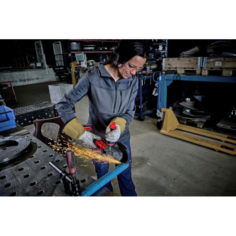 Einhell Шліфмашина кутова акумуляторна TP-AG 18/125 F Li BL - Solo, PXC, 18В, безщіткова, 125 мм, 8500 об/хв, плаский редуктор, 1.57кг (без АКБ та ЗП) (4431175)