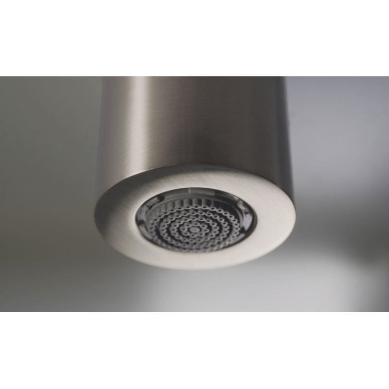 Deante Душовий набір Silia зі змішувачем, верхній душ, лійка, кріпл. - прихованого монтажу, матова сталь (NQS_F9XK)