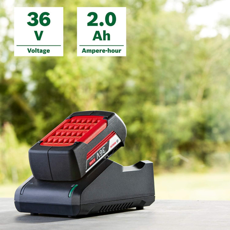 BOSCH Набір акумулятора та зарядного пристрою GBA 36V 2.0Ah, ЗП AL 36V-20 (F016800609)
