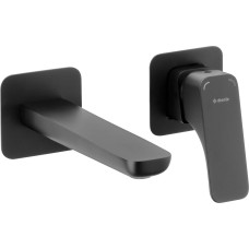 Deante Змішувач для раковини Hiacynt, прихованого монтажу,довж. виливу - 182мм, , 1важіль, чорний (BQH_N54L)