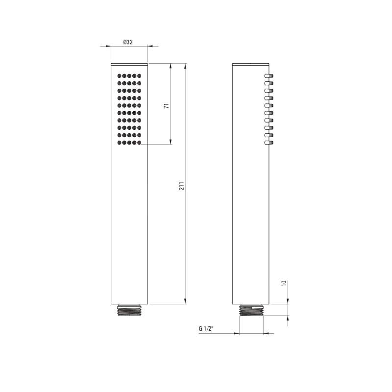 Deante Душовий набір Silia зі змішувачем для ванни, лійка, кріпл. - настінний, чорний (BQS_N11M)