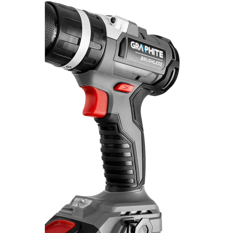 Graphite Шурупокрут-дриль акумуляторний Energy+ 18В безщітковий 58Нм 3 швидкості 0-500·0-1700об·хв 1.21кг без АКБ та ЗП (58G020)