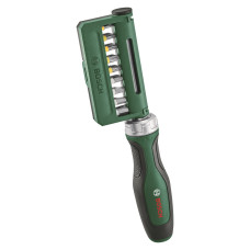BOSCH Викрутка з тріскачкою, 18 біт, 225мм, сталь CrV (1600A02Z9A)