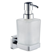 Дозатор CAPRI для рідкого мила, скло, хром (6633) (8739)