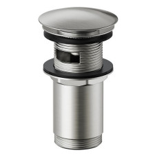 Донний клапан CLICK-CLACK д/раковини універсальний нікель (S951-704)