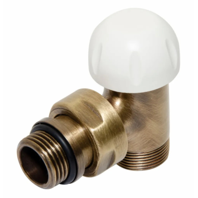 Carlo Poletti Термоклапан угловой BRUSH BRONZE Ø1/2″ х 24-19 COMPACT-THERMO V1 (V151111M)