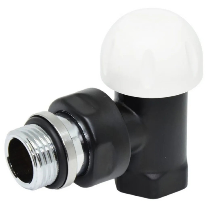 Carlo Poletti Термоклапан угловой BLACK MATTE Ø1/2″ COMPACT-THERMO-V1 (V151310EFS9005O)