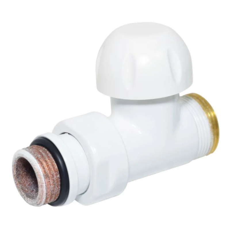 Carlo Poletti Термоклапан прямой БЕЛЫЙ Ø1/2″ х 24-19 COMPACT-THERMO-V1 (V151511EF)