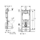 Geberit Комплект Duofix PRO 20 118.315.21.2: инсталляция Delta с подвесным унитазом Idol с сиденьем Duroplast и смывная клавиша Delta01 хром глянец