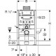 Geberit Система інсталяції Duofix Omega для підвісного унітазу (111.003.00.1)