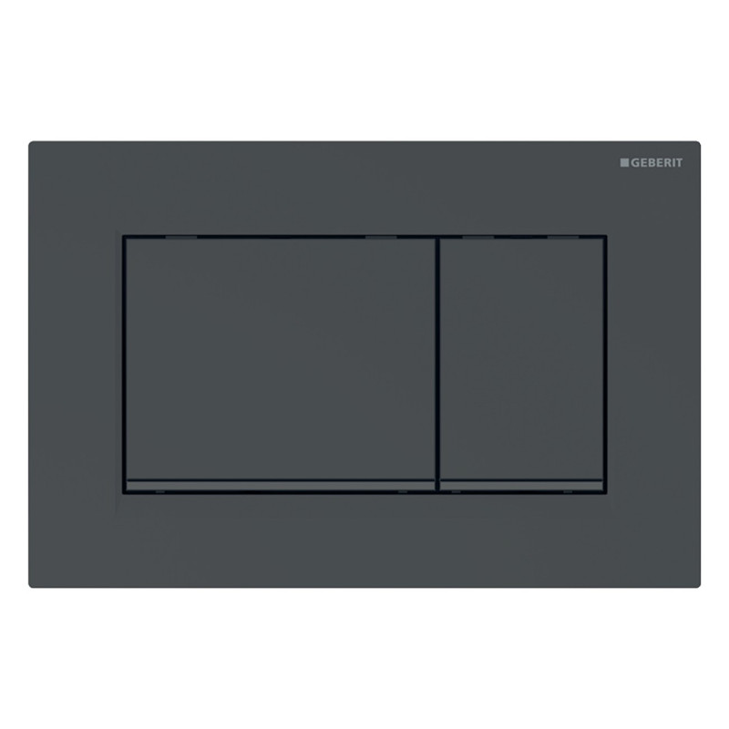 Geberit Змивна клавіша з подвійним змивом Sigma 30 чорний (115.883.DW.1)