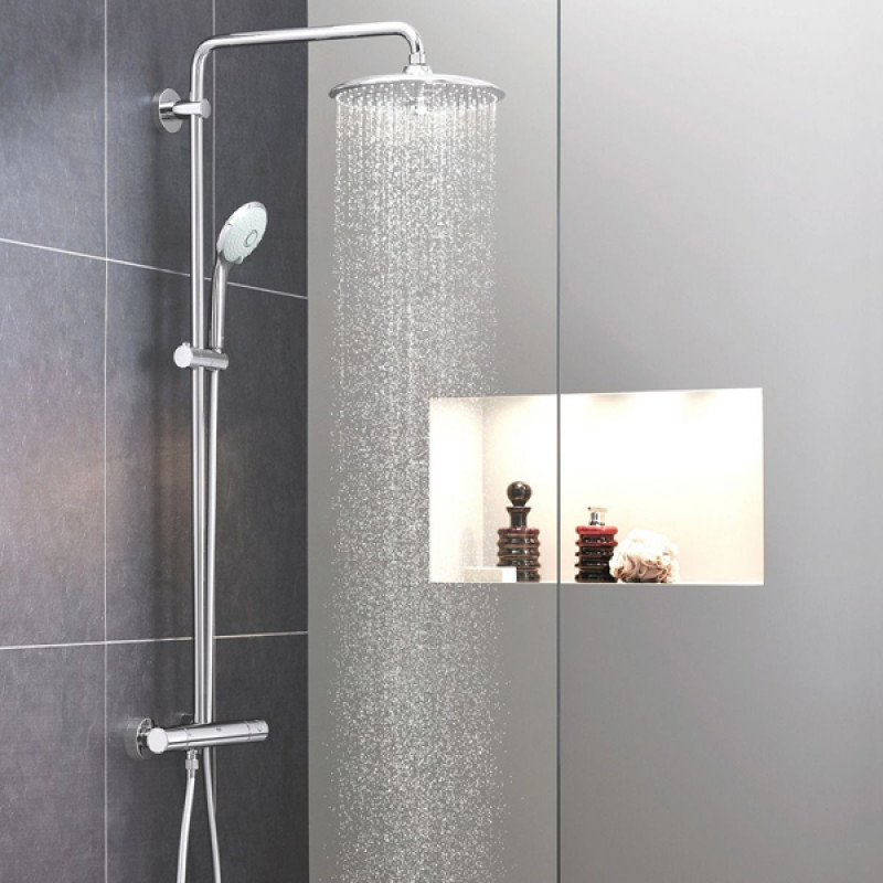 Grohe Душова система з термостатом для настінного монтажу Euphoria System 260 (27296002)