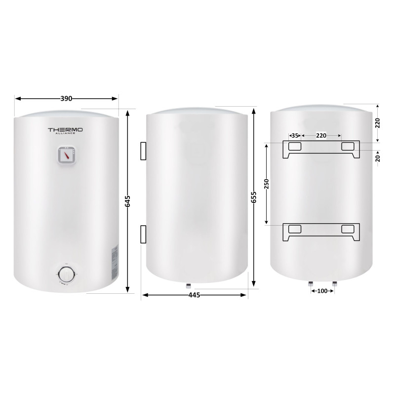 Thermo Alliance Водонагрівач (бойлер) електричний 50 л. D50VH15Q2 (D50VH15Q2)