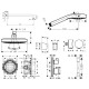 Hansgrohe Набор для комплектации душа Croma Select S (27295000)