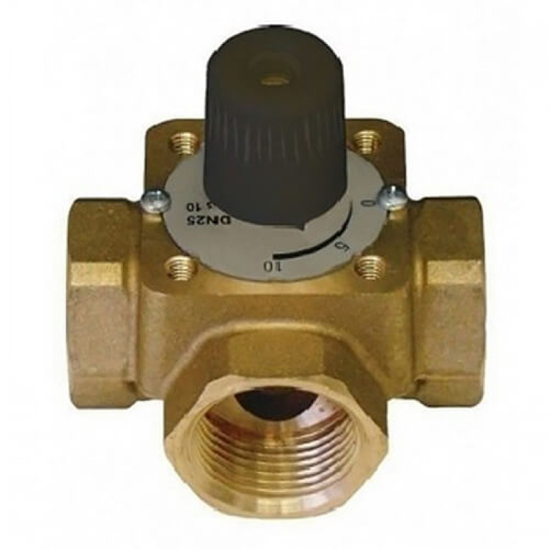 HERZ Трехходовый смесительный клапан 2137 с ручкой 3/4 ВР (1213702)