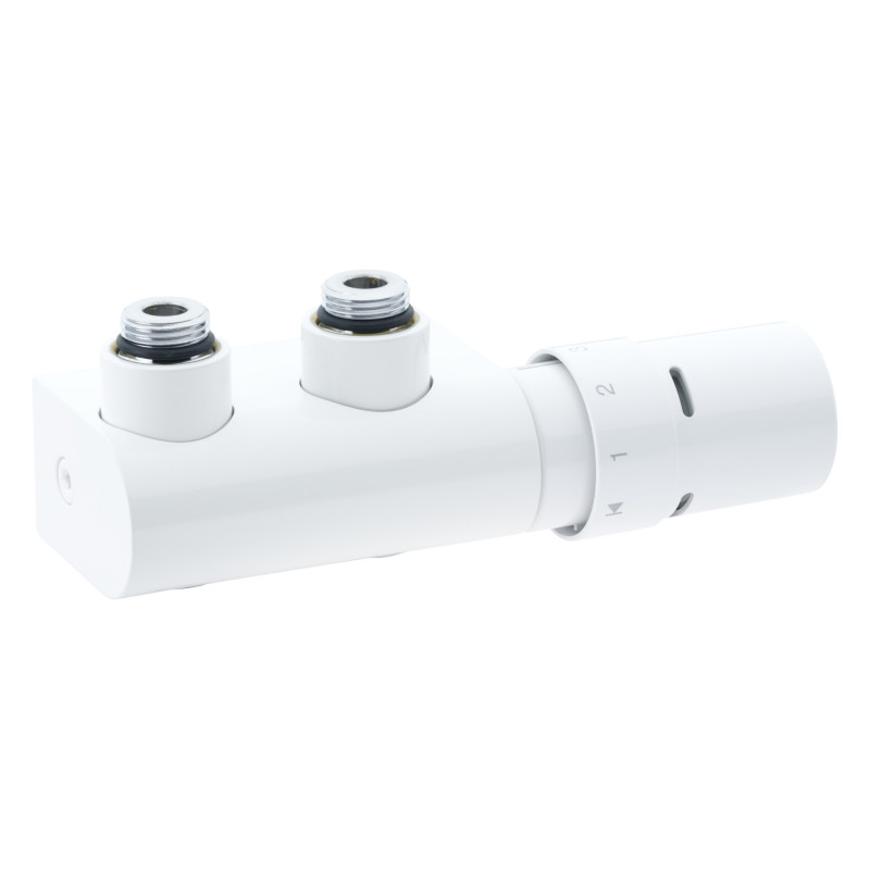 Danfoss Двоточковий приєднув. ел. VHX-DUO кутовий (білий) (013G4381)