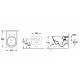 VILLEROY & BOCH Унітаз консольний Subway 2.0 rimless + кришка SlimSeat