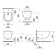 Laufen Подвесное биде Pro с боковыми отверстиями для подвода воды (H8309520003041)