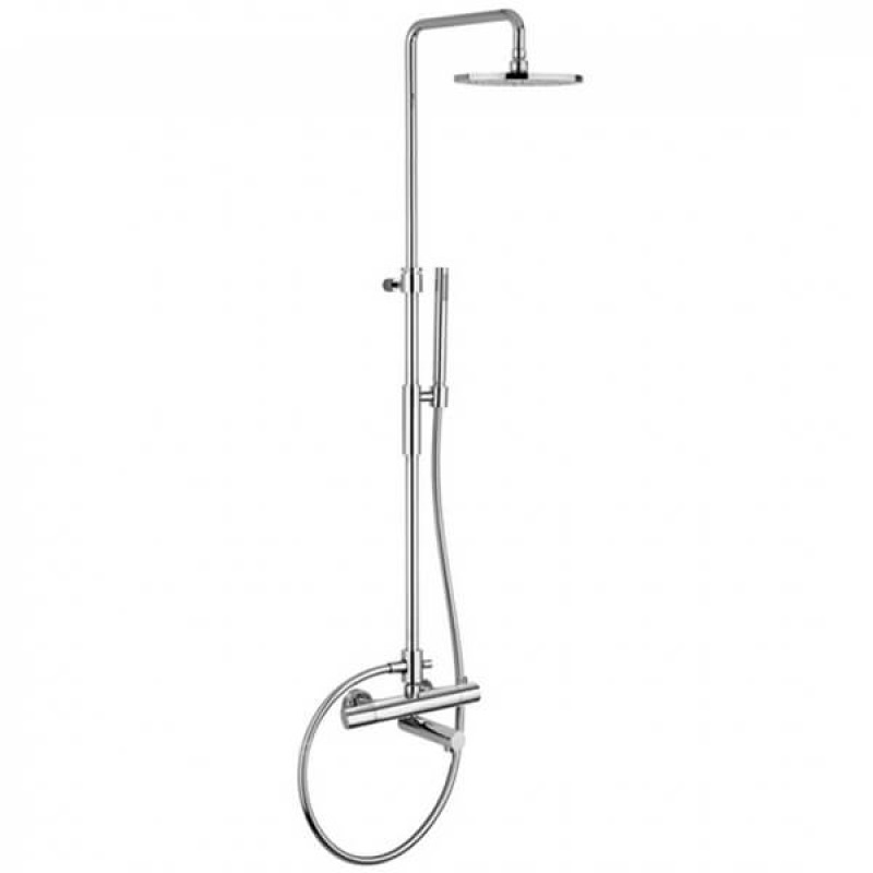 Paffoni Душевая система с термостатом Birillo ZCOL 721 LIQ CR хром (ZCOL721LIQCR)