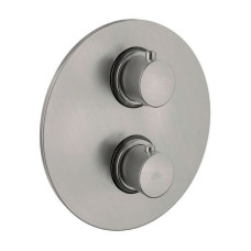 Paffoni Термостат для душа на 3 потребителя Light сталь (LIQ019ST)