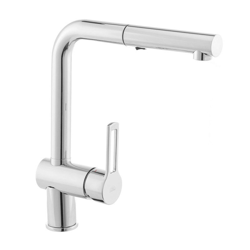 Paffoni Змішувач для кухні Ringo з висувним виливом хром (RIN285CR)