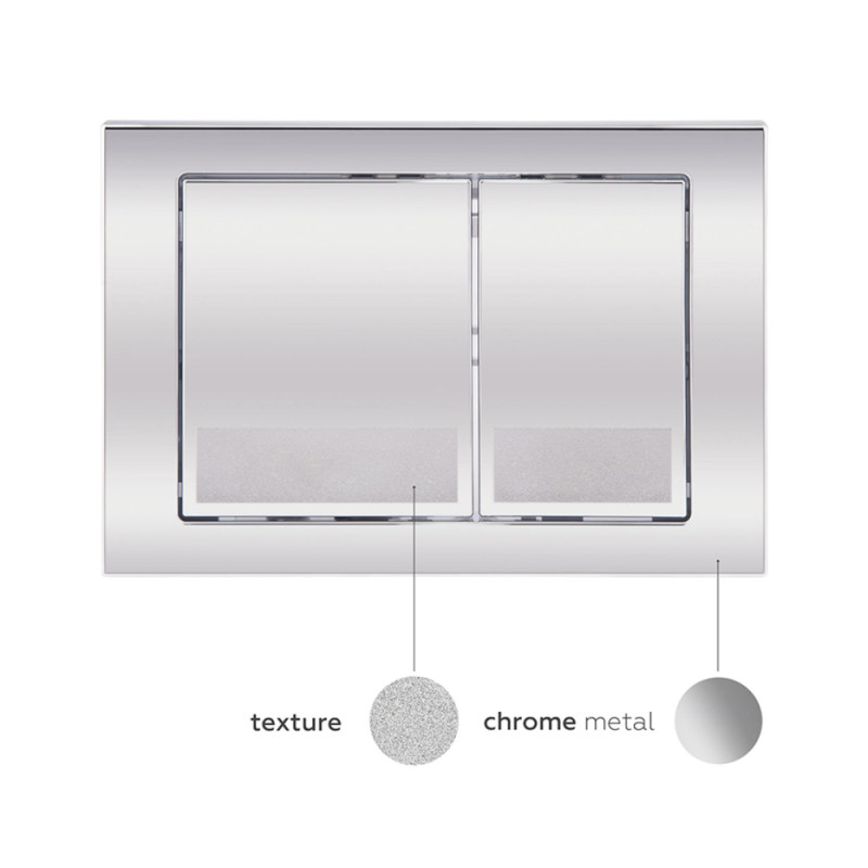 Qtap Інсталяція для унітазу 4 в 1 Nest ST з квадратною панеллю змиву (QT0133M425M06028CRM)