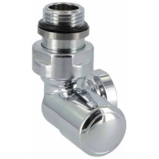 Carlo Poletti Кран отсекающий трехосевой ХРОМ Ø1/2″ SX (левый) FIRST CORNER (V174410CBSX)