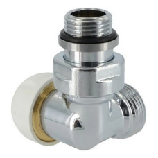 Carlo Poletti Термоклапан трехосевой ХРОМ Ø1/2" х 24-19 DX (правый) FIRST CORNER (V175111CBDX)