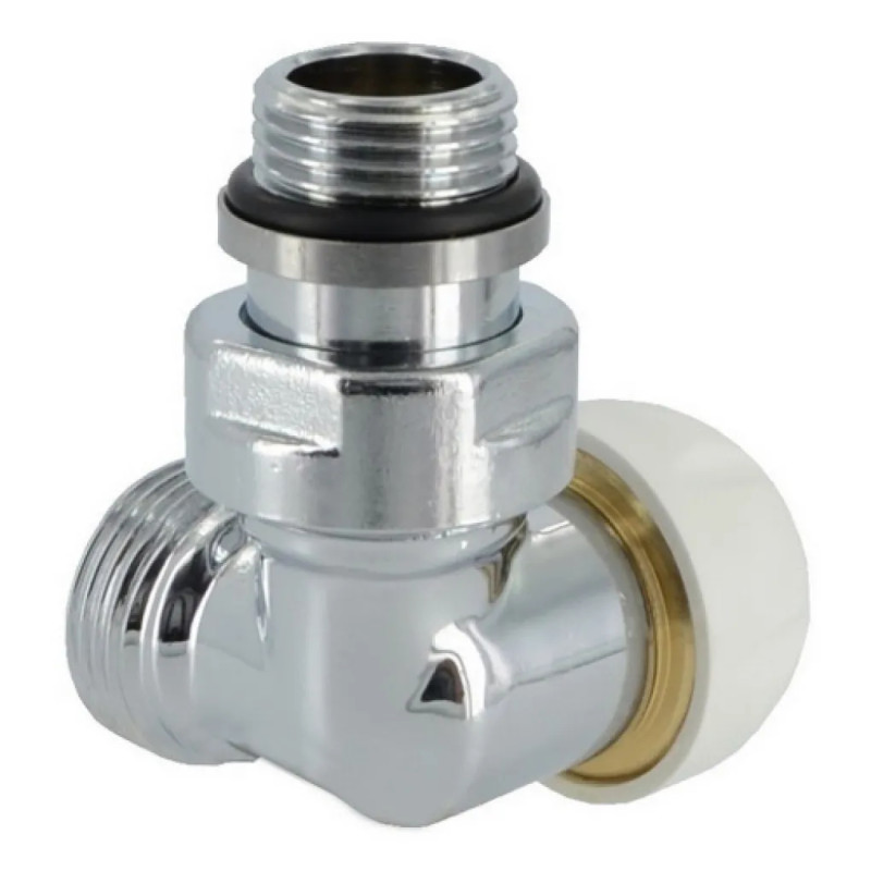 Carlo Poletti Термоклапан трехосевой ХРОМ Ø1/2" SX (левый) FIRST CORNER (V175310CBSX)