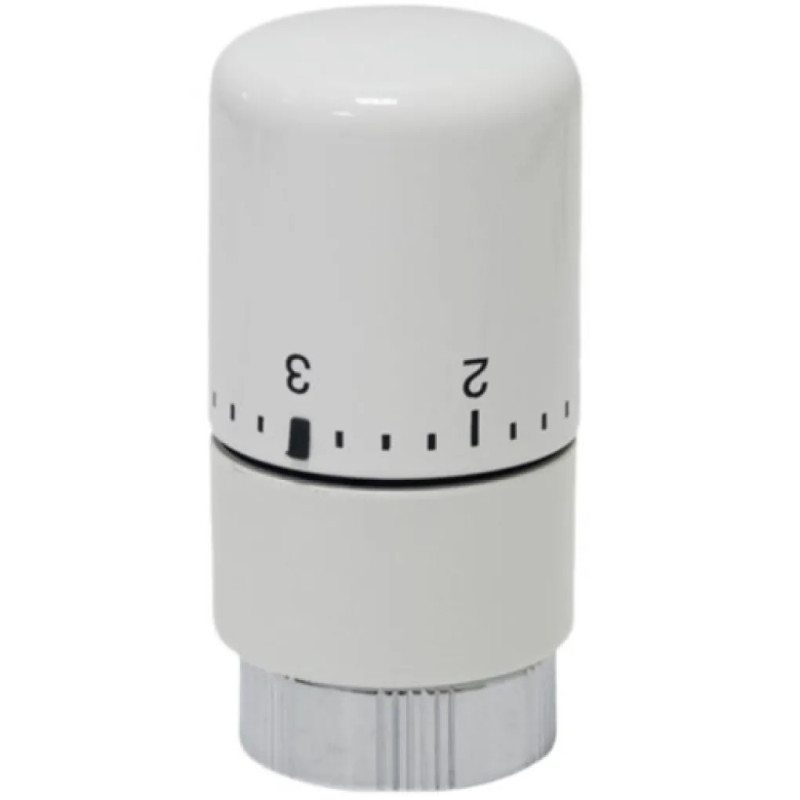 Carlo Poletti Термостатичная латунная головка (жидкостный датчик) БЕЛАЯ M30 x 1,5 (A40900EF)