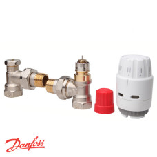 Danfoss Комплект термостатичний RAS-C2 + RA-N + RLV-S 15 кутовий (013G2219)
