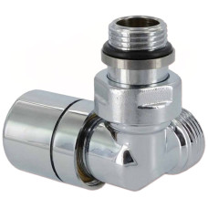 Carlo Poletti Кран-термостат трехосевой ХРОМ Ø1/2" х 24-19 DX (правый) FIRST CORNER (V176111CBDX)