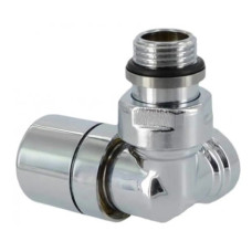 Carlo Poletti Кран-термостат трехосевой ХРОМ Ø1/2" SX (левый) FIRST CORNER (V176310CBSX)