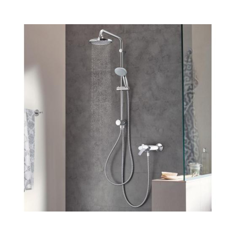 Grohe Душова система Flex з перемикачем для настінного монтажу New Tempesta System 210 (26381001)