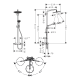 Hansgrohe Душевая система Croma Select S 280 1jet (26890990)