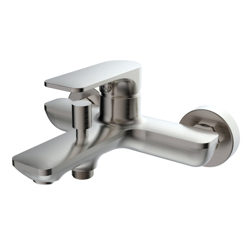 IMPRESE Смеситель для ванны Bilina, никель 35 мм (10225BN)