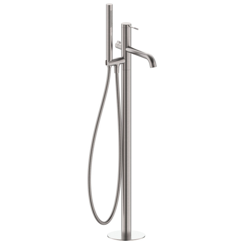 IMPRESE Смеситель для ванны Brenta, отдельно стоящий, никель, 35 мм. (ZMK081906060)