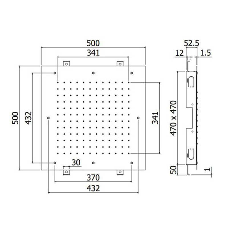Paffoni Верхній душ Boston ZSOF 301 CR (ZSOF301CR)